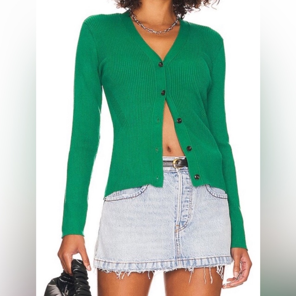 RAILS CARDIGAN SWEATER V NECK LONG SLEEVES BUTTON FRONT WOMENS SMALL